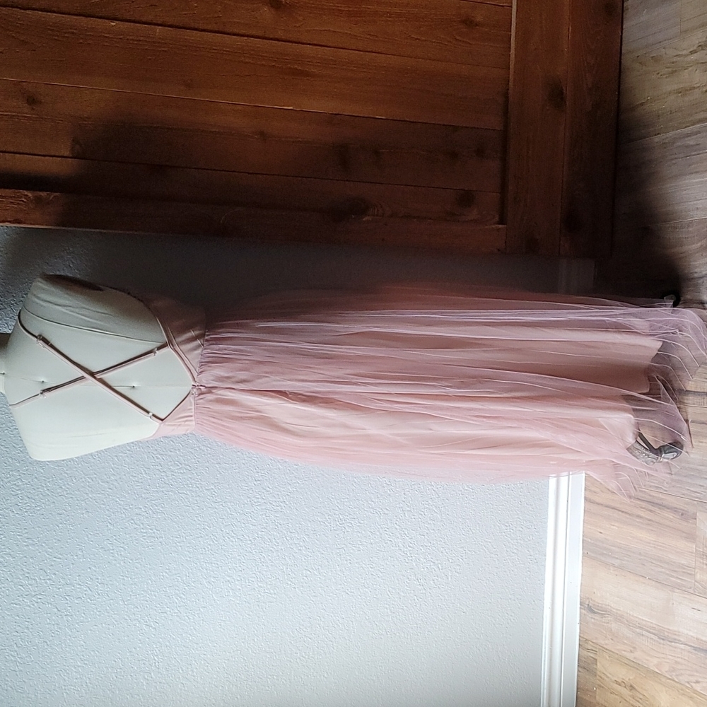 Flowy Beautiful Dusty Rose Maxi Dress - Picture 7 of 15